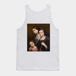 Portrait of Rene, Cecile and Louise Franchomme by Ary Scheffer Tank Top